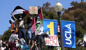 Manifestantes y detractores se enfrentan en campus universitarios de EE.UU.