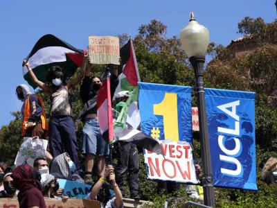 Protestas propalestinas dejan enfrentamientos entre universitarios