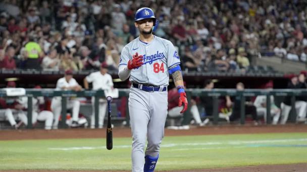 Pagés pega jonrón de 2 carreras; Dodgers aplastan 8-0 a Diamondbacks