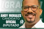 Andy Morales aclara no ha renunciado a su candidatura a diputado por la Fuerza del Pueblo