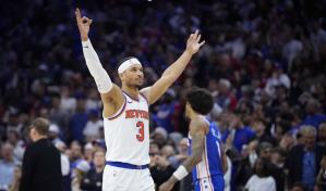 Knicks avanzan a semifinales del Este; tras superar a 76ers