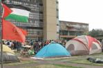 Estudiantes propalestinos acampan en la mayor universidad de México Estudiantes propalestinos acampan en la mayor universidad de México