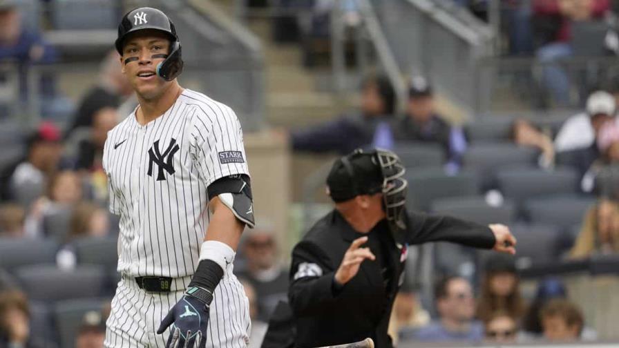 El toletero Aaron Judge, de Yankees, es expulsado por primera vez en su carrera