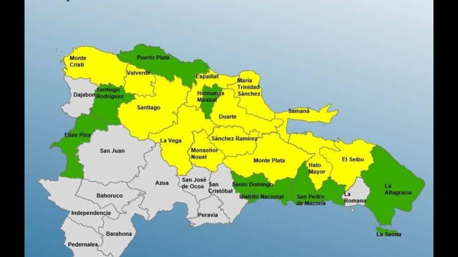 COE mantiene 21 provincias bajo alerta por vaguada en República Dominicana COE mantiene 21 provincias bajo alerta por vaguada en República Dominicana