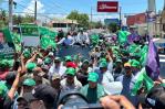 Leonel Fernández encabeza caravana en provincias del noroeste Leonel Fernández encabeza caravana en provincias del noroeste