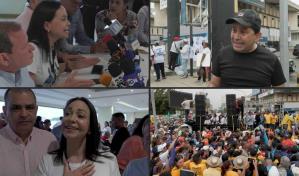 Una candidata en la calle y otro en boleta: la oposición venezolana en las presidenciales