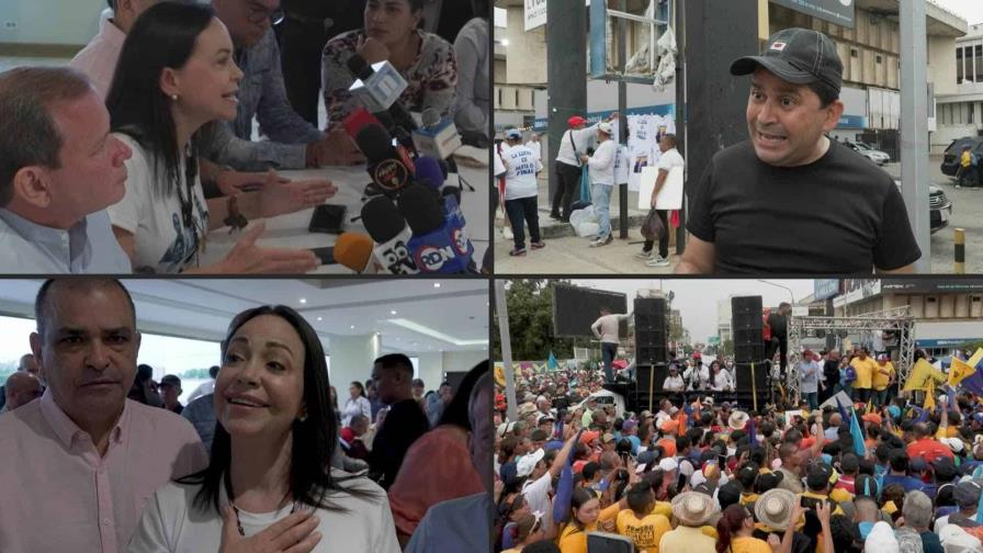 Una candidata en la calle y otro en boleta: la oposición venezolana en las presidenciales