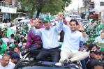 Leonel le da su apoyo a Omar en marcha-caravana en el Distrito Nacional Leonel le da su apoyo a Omar en marcha-caravana en el Distrito Nacional