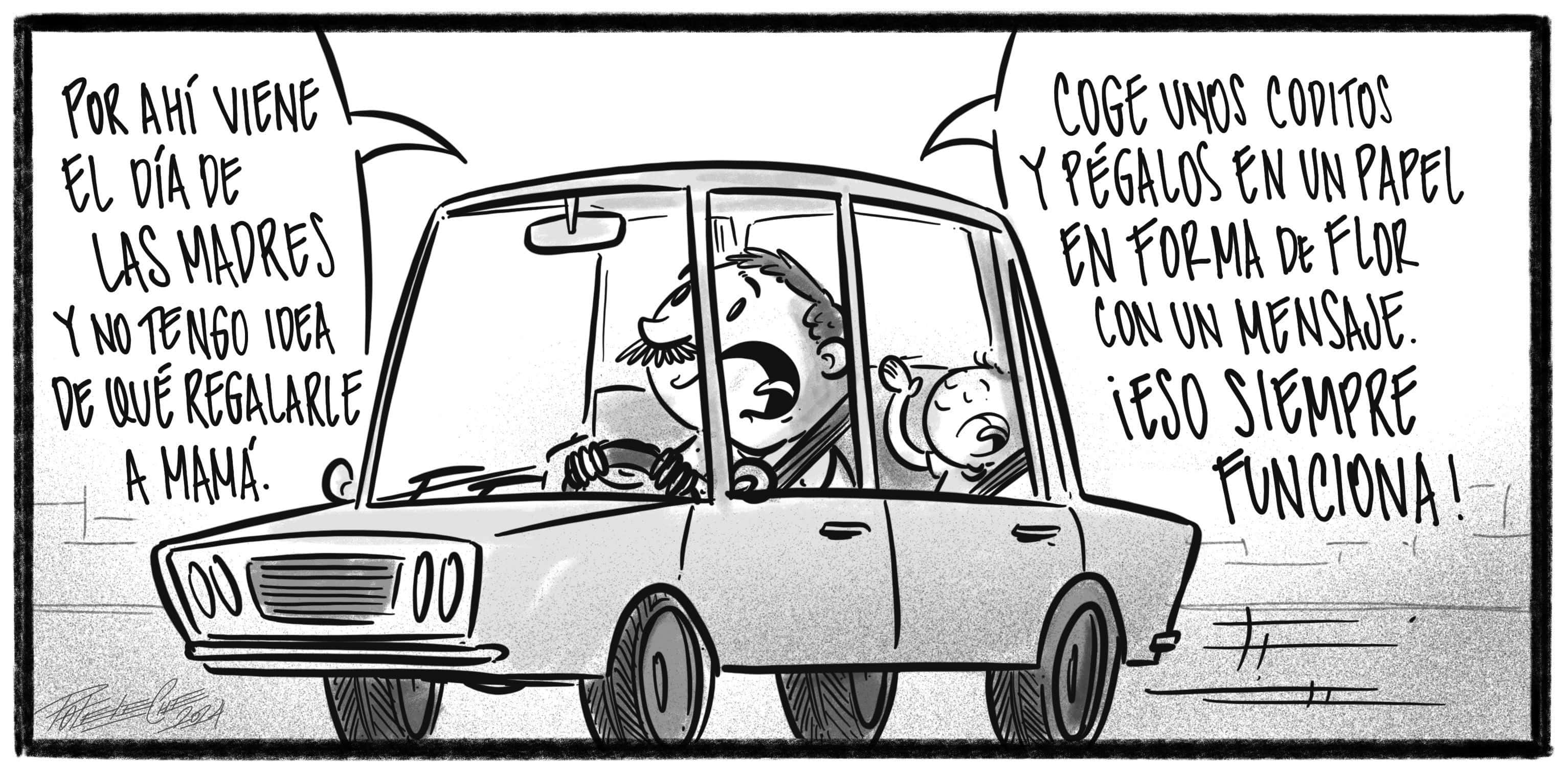 Caricatura de Noticiero Poteleche 7 mayo 2024