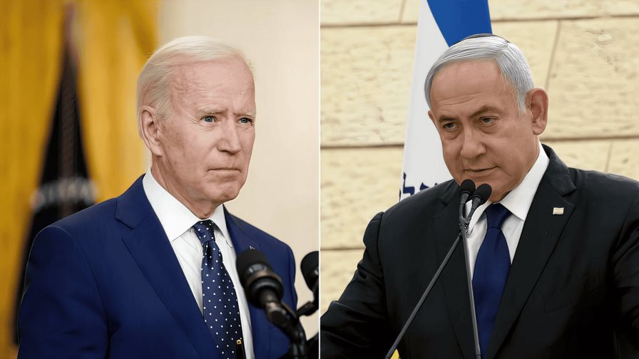 Biden habló este lunes por teléfono con Netanyahu tras órdenes de evacuación en Rafah