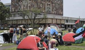 ‘Que México deje de colaborar con Israel’: las protestas propalestinas se toman la UNAM