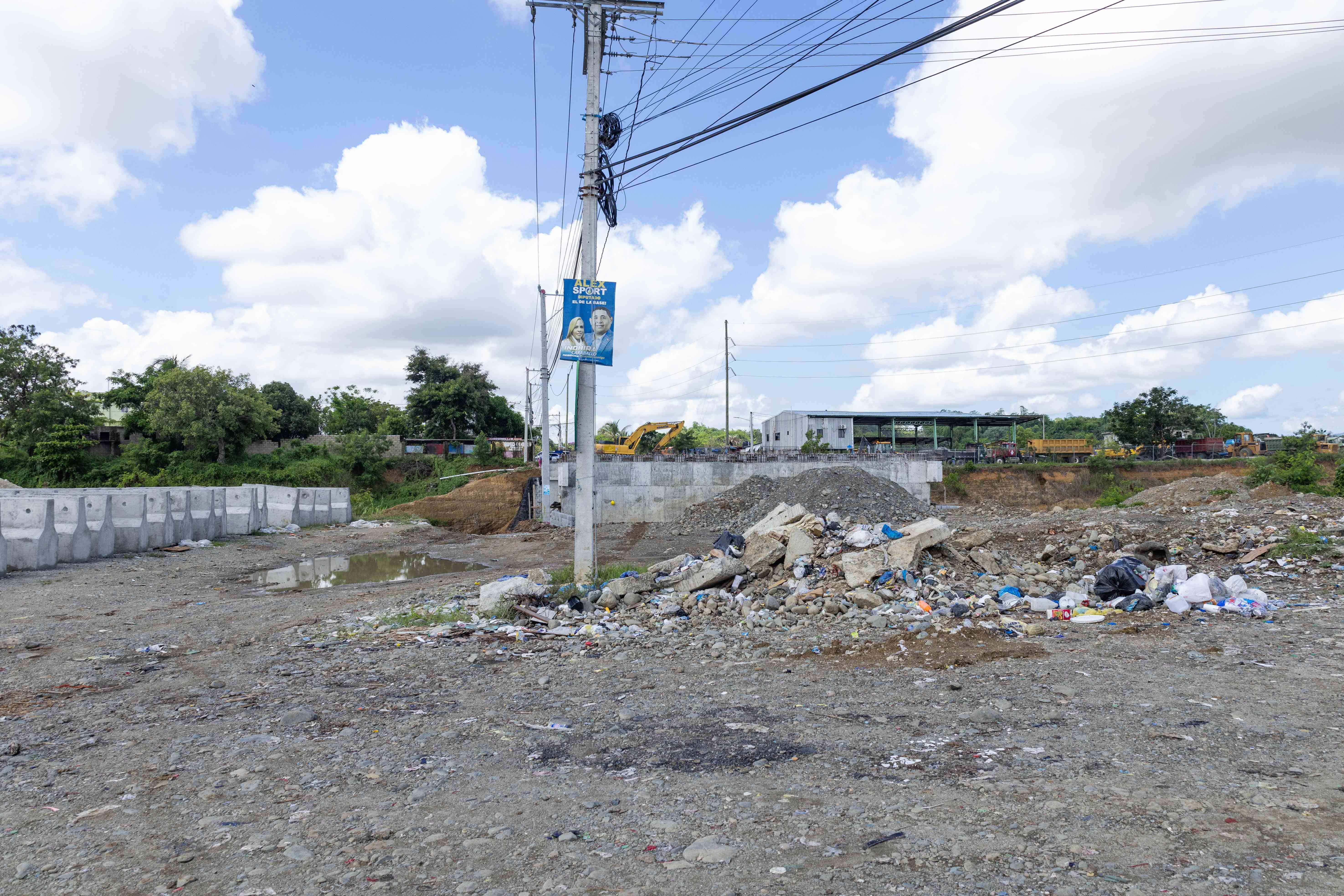 Este lugar estaba lleno de basura.