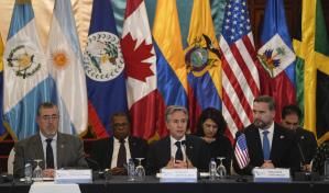 Blinken promete millones para América Latina y sanciones a quienes faciliten migración irregular