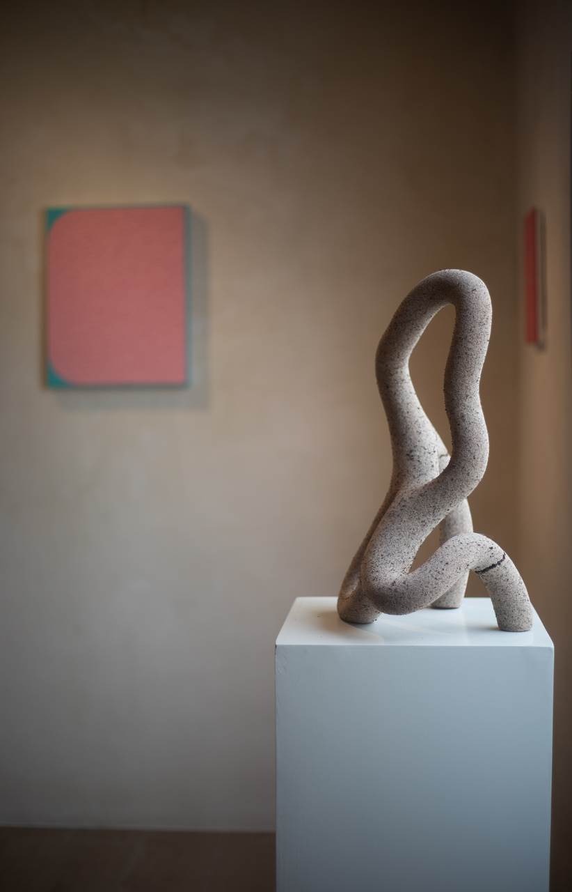 Una de las obras en Espacio.