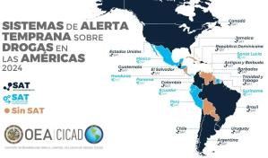 Comisión de la OEA incluye RD entre países con Sistema de Alerta Temprana de Drogas en las Américas