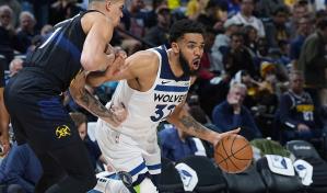 Towns y Edwards anotan 27 cada uno; Timberwolves arrollan a Nuggets y se ponen 2-0 en la serie