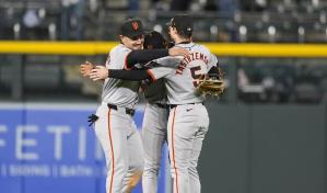 Harrison lanza 7 innings en blanco, Gigantes rompen mala racha y vencen 5-0 a Rockies