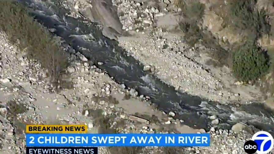 Dos hermanitos mueren arrastrados por crecida de un arroyo en California