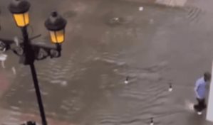 Inundaciones en negocios y viviendas de la Ciudad Colonial por lluvias