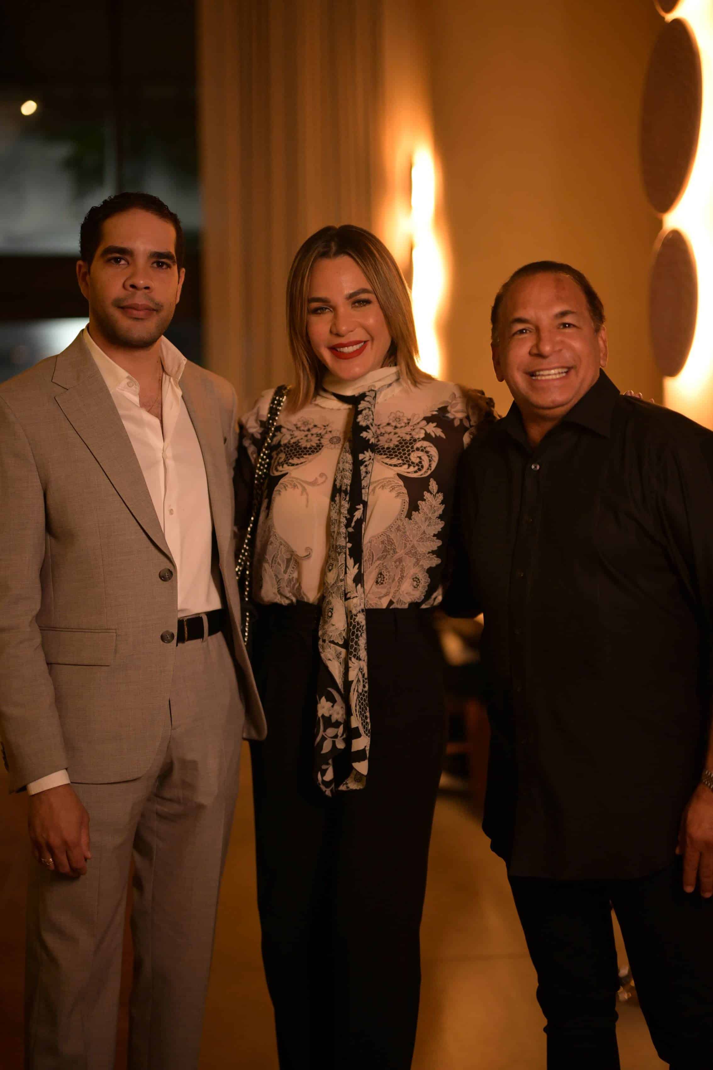 Raúl Melgen, Luz García y Wladimir Lendof.