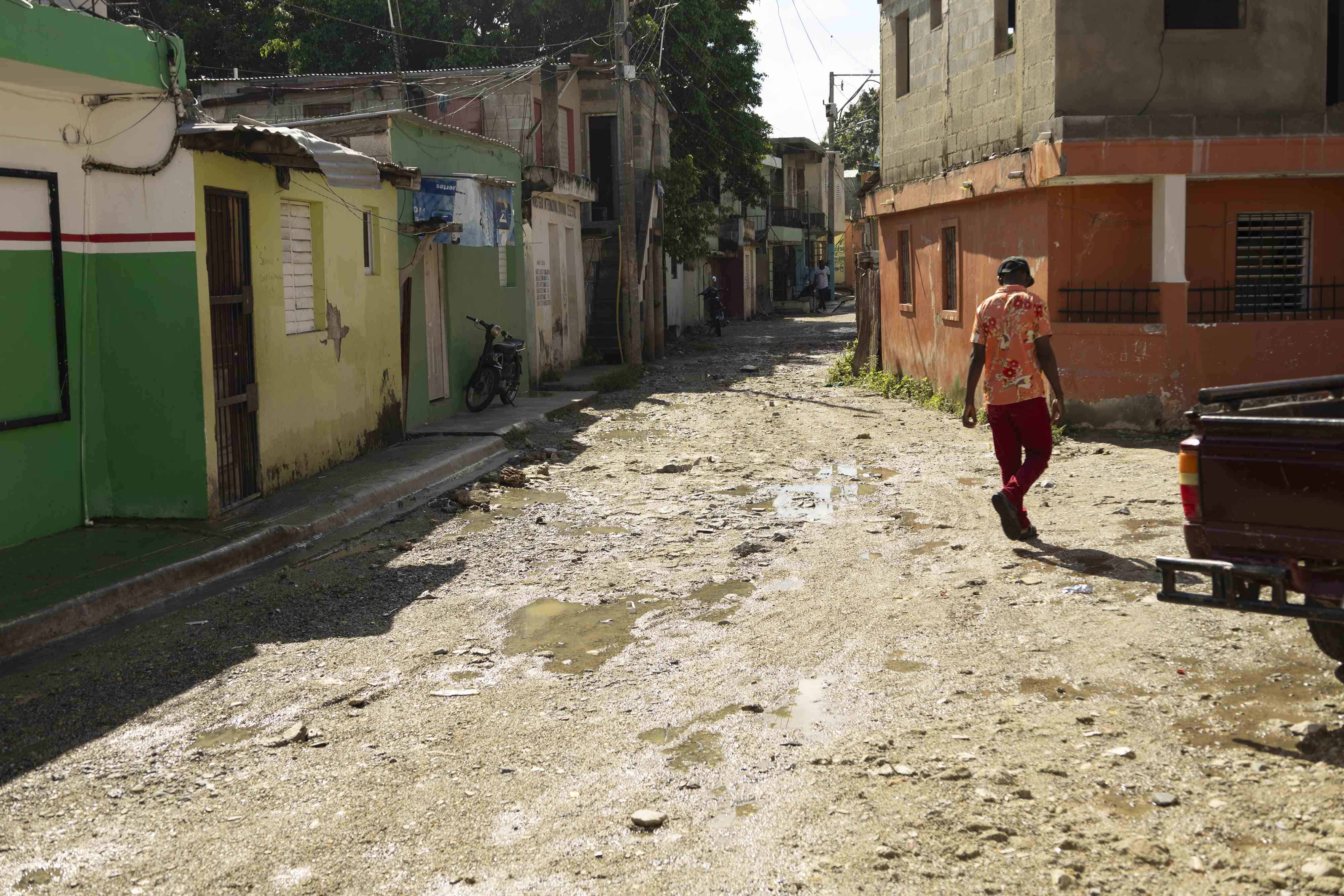 Barrio Arroyo Bonito, en Manoguayabo. 