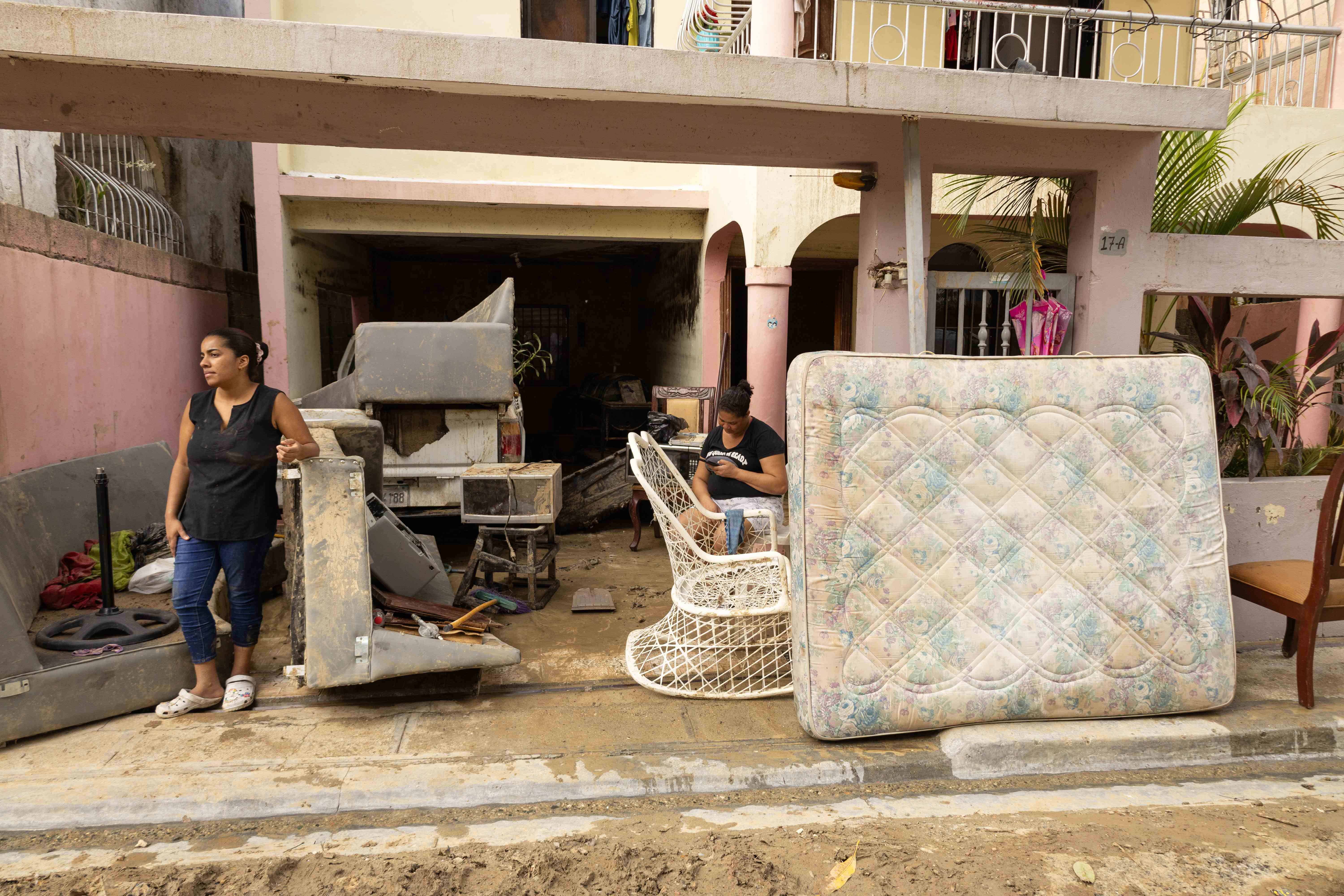 Así quedó la residencia de la señora Irene Sánchez con las lluvias de noviembre del año pasado. 