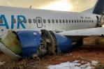 Un Boeing 737 de Air Senegal se sale de pista en Dakar y deja 11 heridos Un Boeing 737 de Air Senegal se sale de pista en Dakar y deja 11 heridos