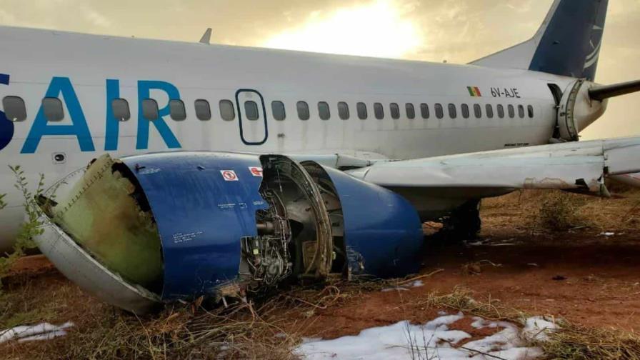 Un Boeing 737 de Air Senegal se sale de pista en Dakar y deja 11 heridos