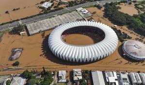 Gobierno brasileño pide suspender las actividades futbolísticas por a las inundaciones