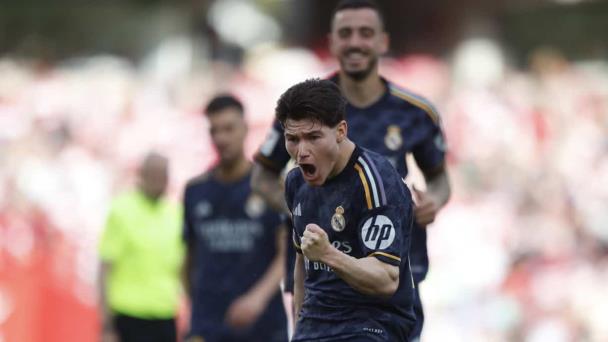 Real Madrid golea al Granada con doblete de Brahim Díaz
