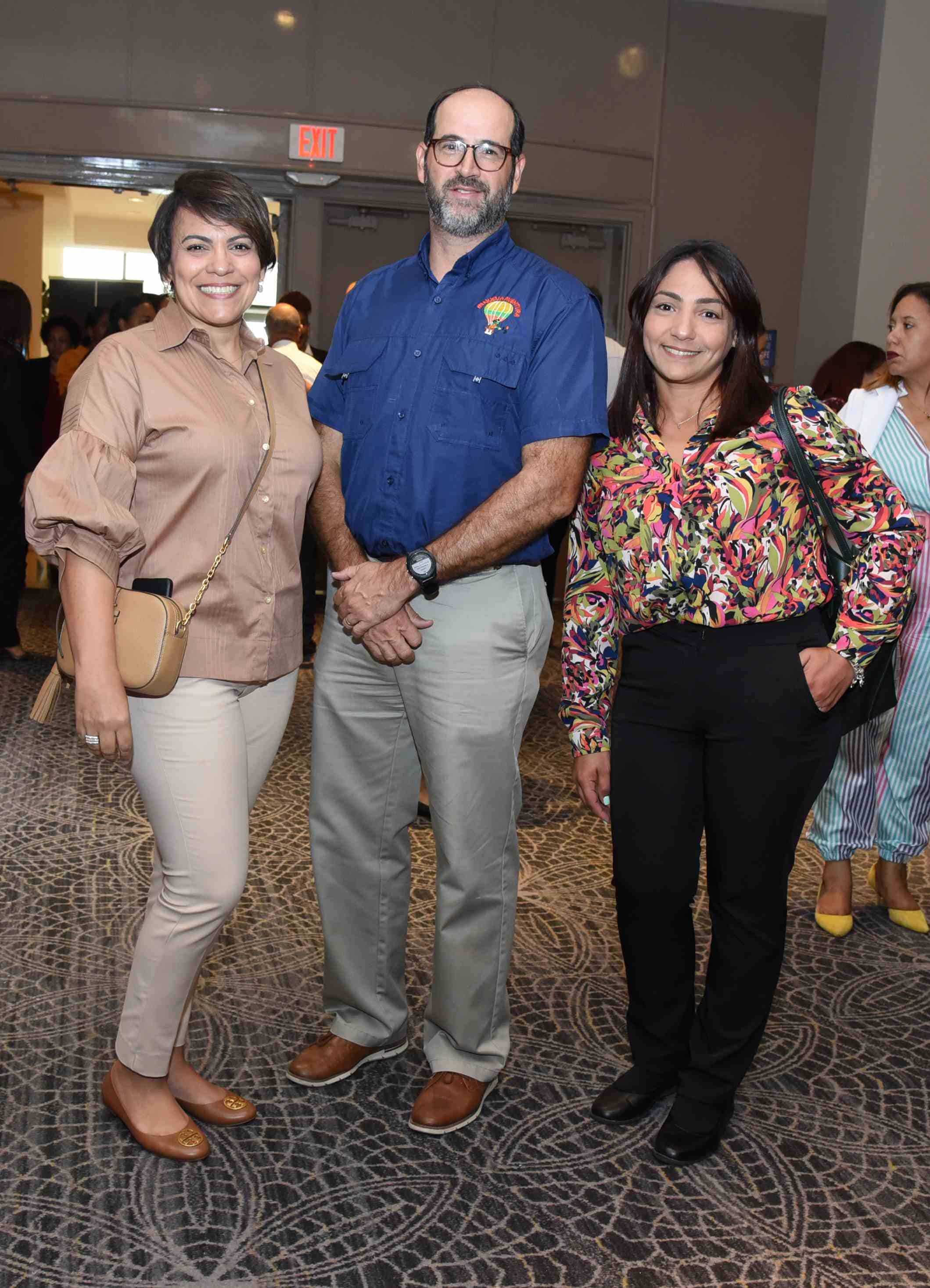 Cesarina Veras,Cesar Valdéz y Gerlin de Gonzalez.