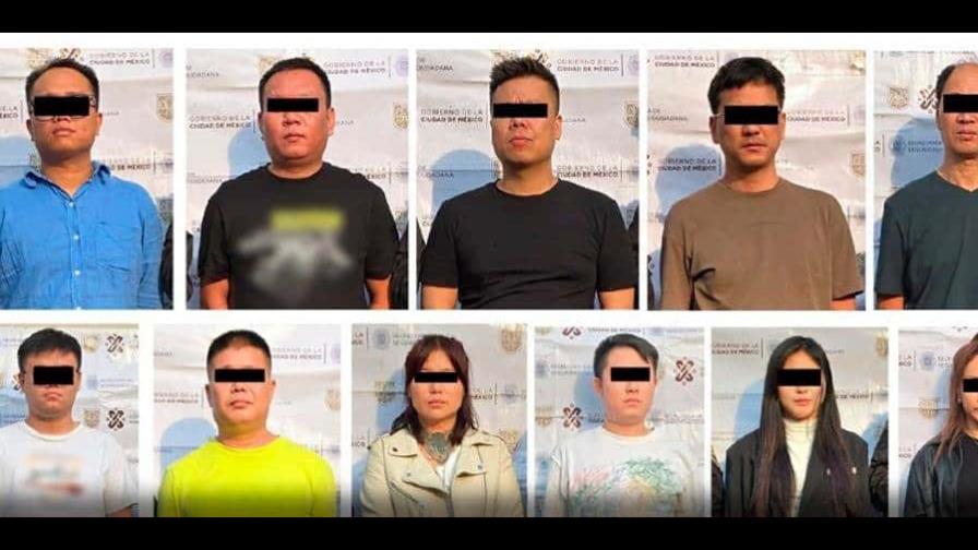Detienen a 11 chinos en Ciudad de México por venta de drogas y explotación sexual