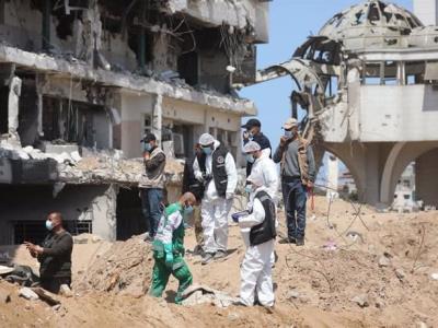 Hallan otros 80 cadáveres fosas comunes en el hospital Shifa de Gaza