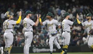 Bleday batea jonrón, Estes consigue su 1ra victoria y Atléticos vencen a Marineros