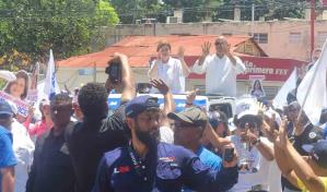 Raquel Peña lidera caravana en apoyo a candidatos del PRM en Dajabón