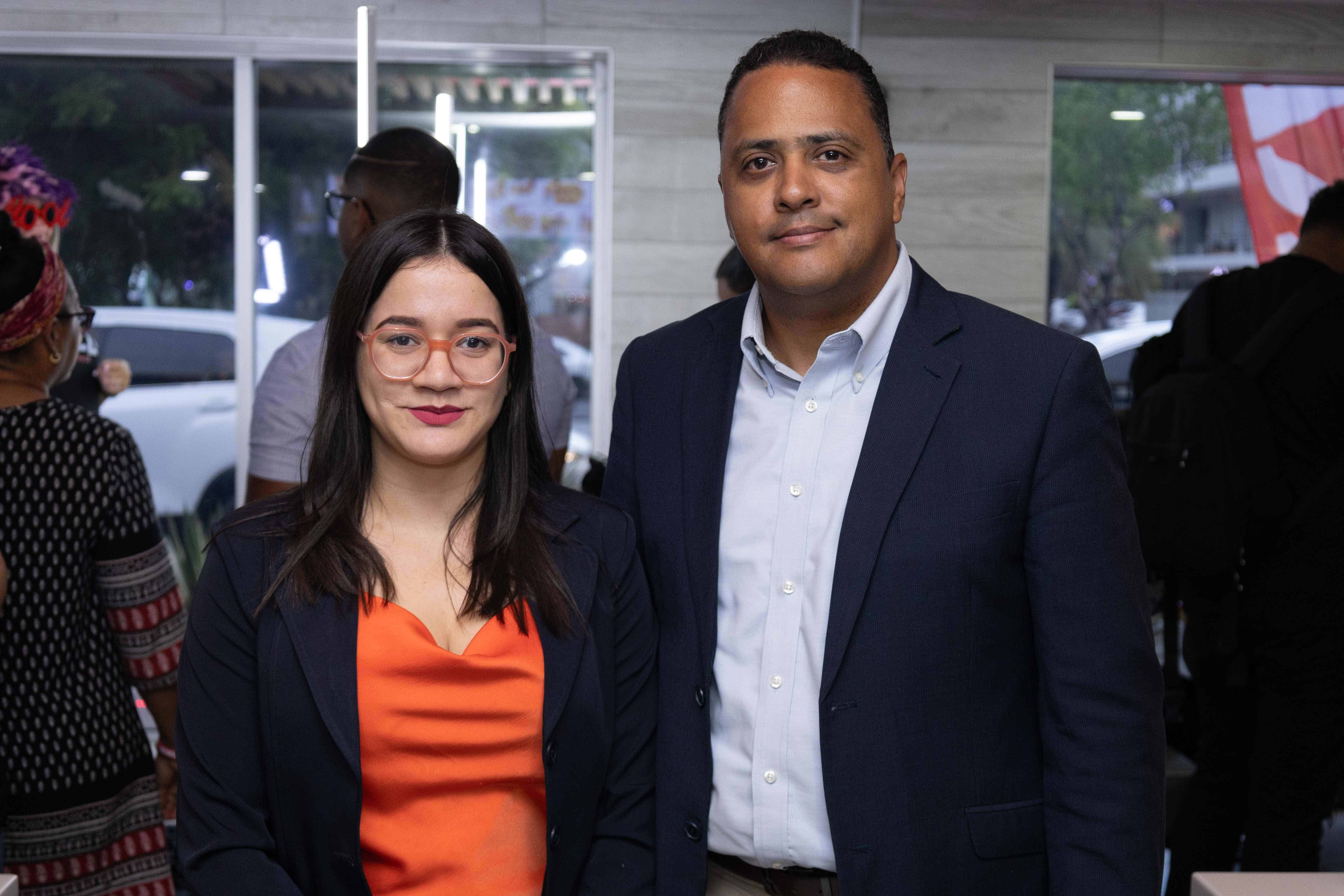 Melissa Pérez y Cesar Ruiz.