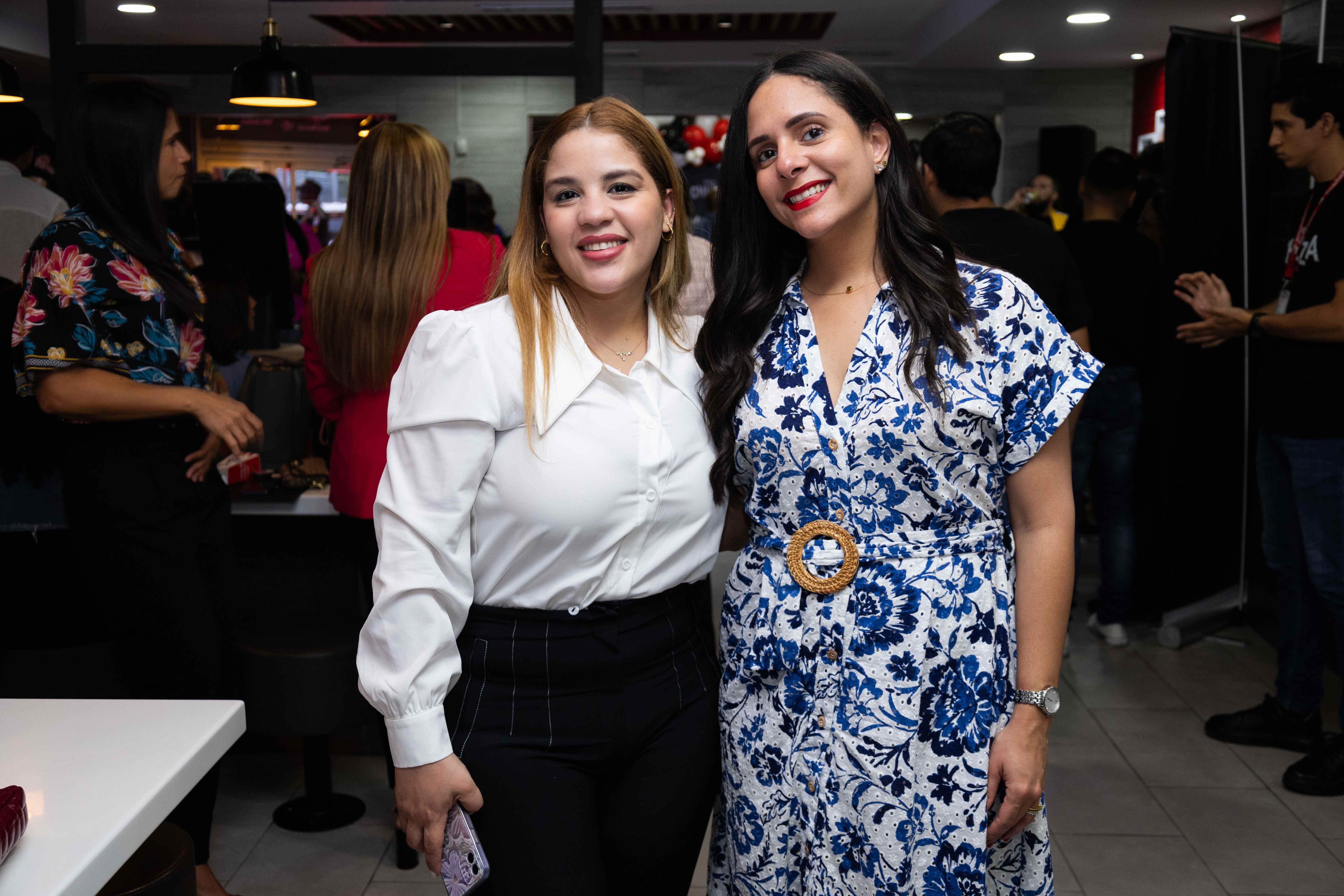 Yuleisy Victoriano y  Nel Milena Medrano.