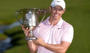 Rory McIlroy repuntó para ampliar su récord a cuatro títulos del campeonato Wells Fargo