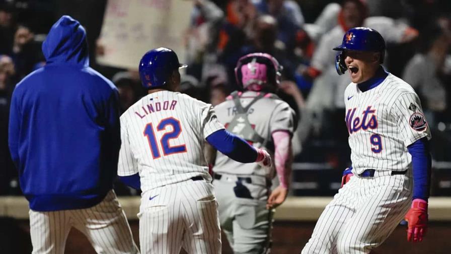 Nimmo supera lesión, entra y pega jonrón de 2 carreras para el triunfo de los Mets 4-3 ante Bravos