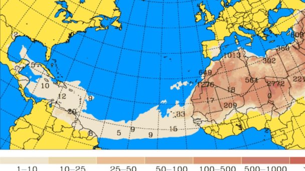 Polvo del Sahara provocará altas temperaturas en esta semana