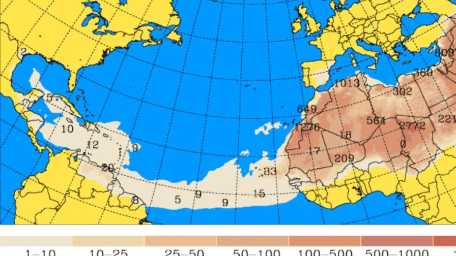 Polvo del Sahara provocará altas temperaturas en esta semana