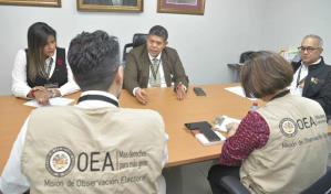 OEA comienza trabajos de observación para las elecciones del domingo