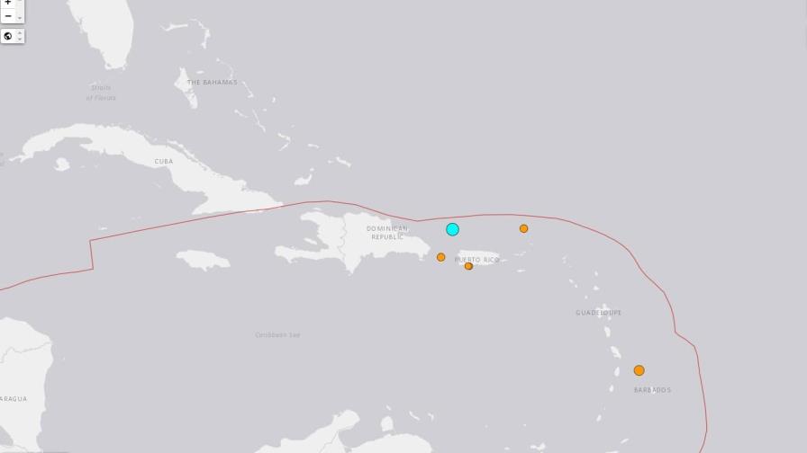 Temblor de magnitud 5.2 se registra entre RD y Puerto Rico