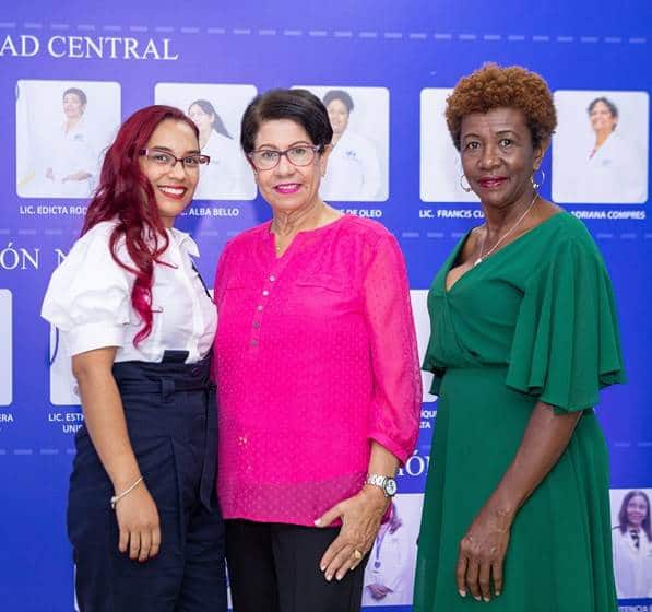 Esthefany Nolasco, Maritza Espaillat y Alejandrina Henriquez.