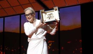 Meryl Streep recibe la Palma de Honor entre ovaciones y lágrimas: Un premio único