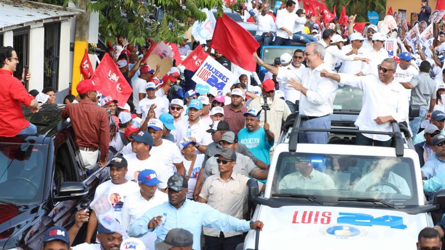 Abinader tomó varias provincias este miércoles para cerrar campaña