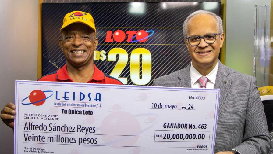 Nuevo ganador de Leidsa se lleva RD$20 millones