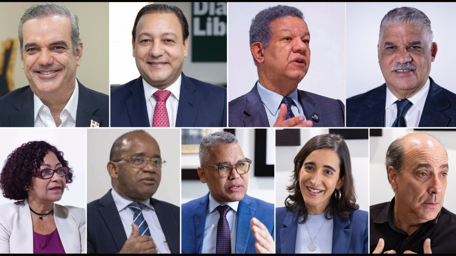 Los dominicanos escogerán el domingo entre nueve candidatos presidenciales