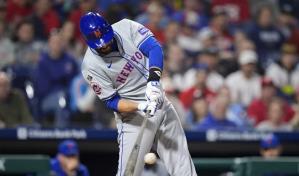 Mets superan a Filis en 11 innings para evitar barrida en visitas recíprocas