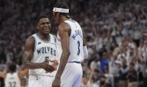 Timberwolves obligan a 7mo partido al apabullar a Nuggets
